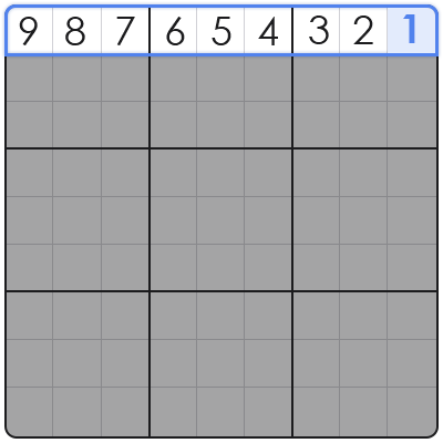 sudoku with candidate mode